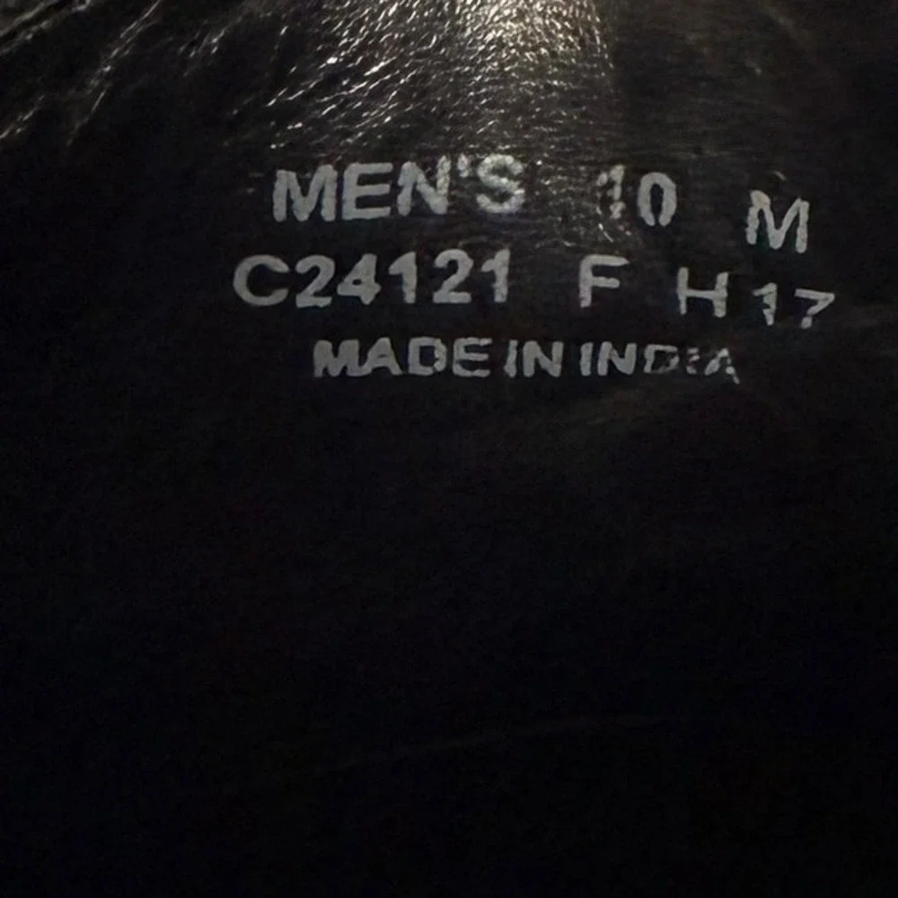 MEN'S BLACK Cole Haan Benton Cap Toe LEATHER Oxford‎ DRESS SHOES SIZE 11 EUC